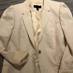 White, tailored jacket